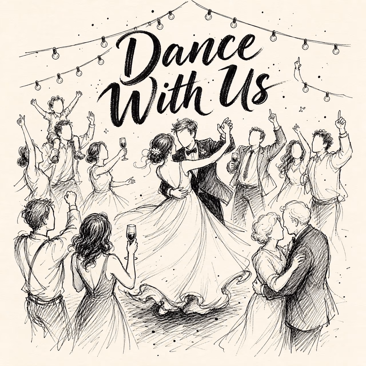 Convite de Casamento com Dança