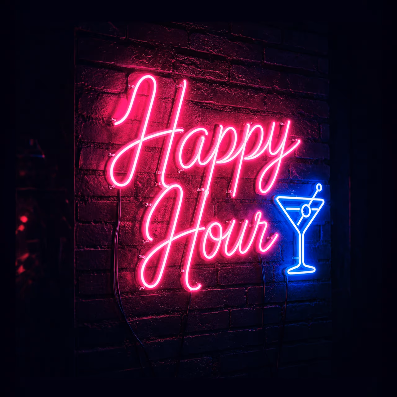 Neon Happy Hour